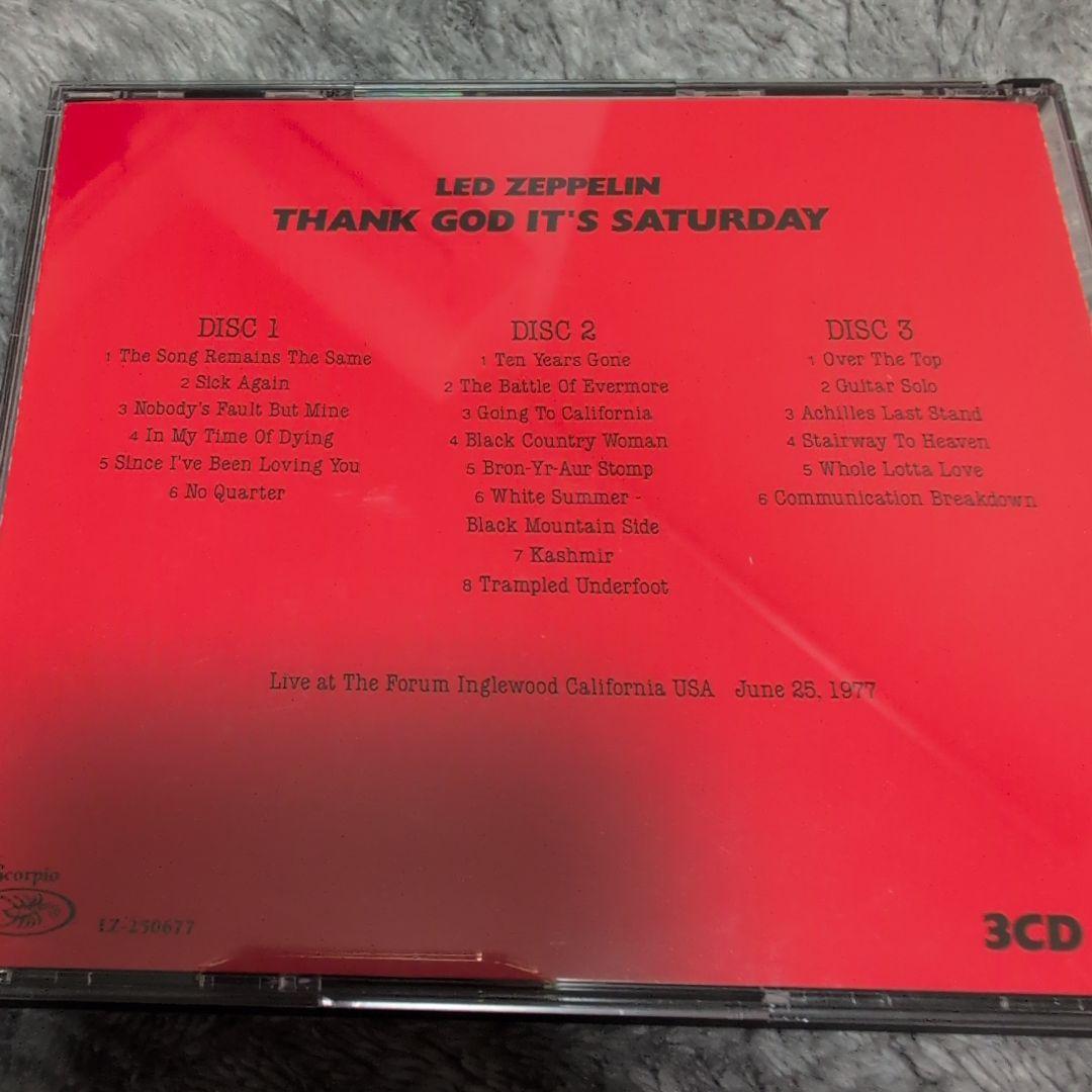 洋楽 LED ZEPPELIN THANK GOD IT'S SATURDAY 3CD