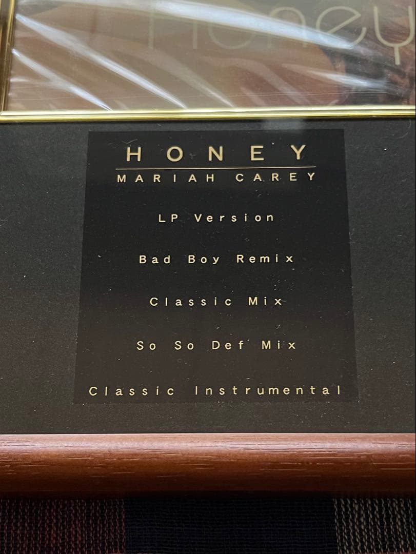 [激レア] マライア・キャリー single CD 「HONEY」 額装
