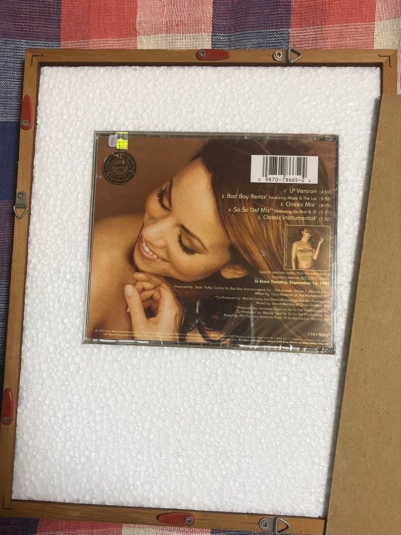 [激レア] マライア・キャリー single CD 「HONEY」 額装