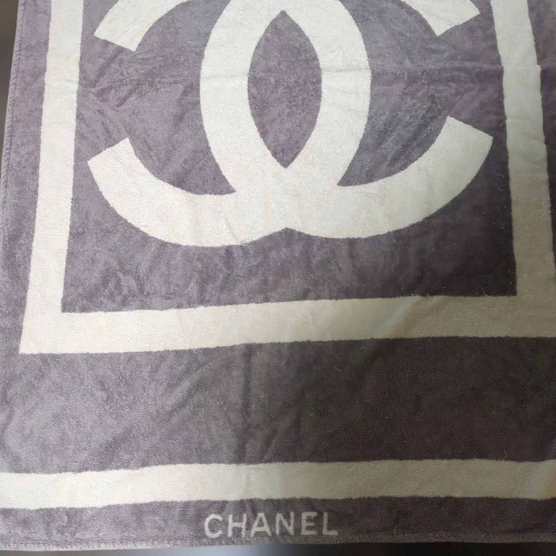 CHANEL♡大判ビーチタオル 150×100cm位♡