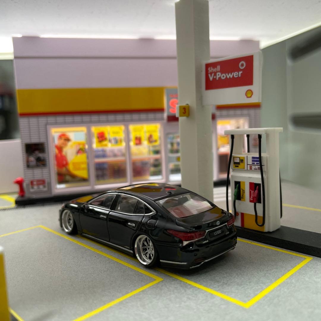 ★レア品1/64 LEXUS レクサスLS カスタム　ミニカー　ENCHERY★