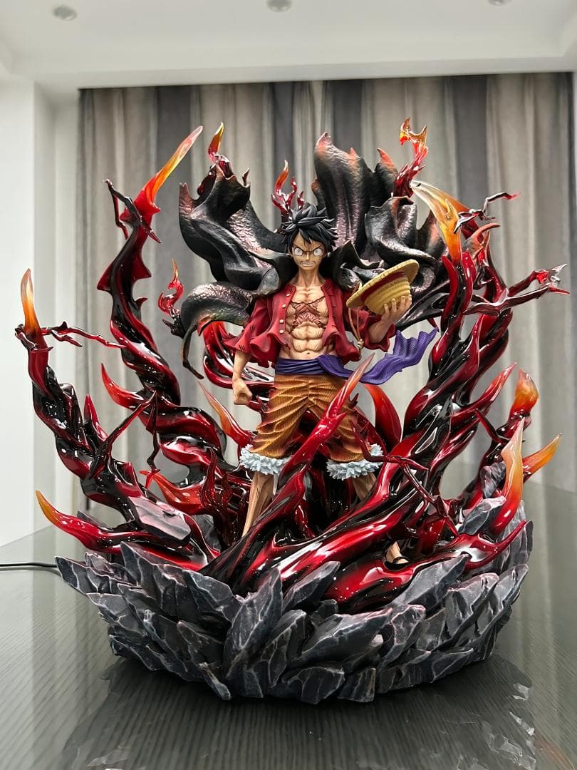 ワンピース 覇王色の覇気 新四皇 ルフィ ガレージキット フィギュア