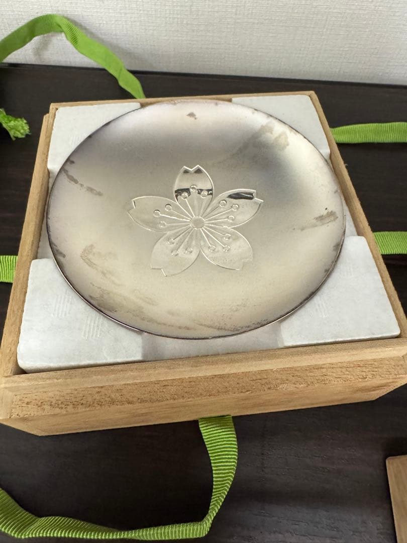 銀杯　造幣局刻印silver刻印あり　3点セット桐箱