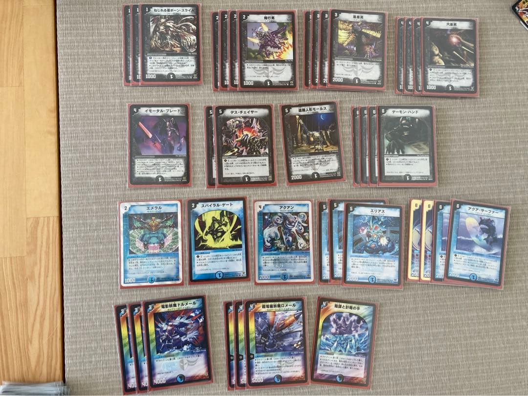 デュエマクラシック05旧枠統一 デッキ8種セット　引退品