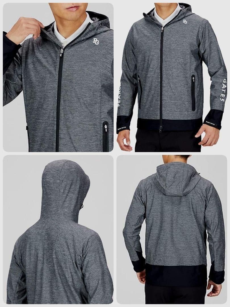 パーリーゲイツ メンズ 保温 フードジャケット&パンツ上下セット