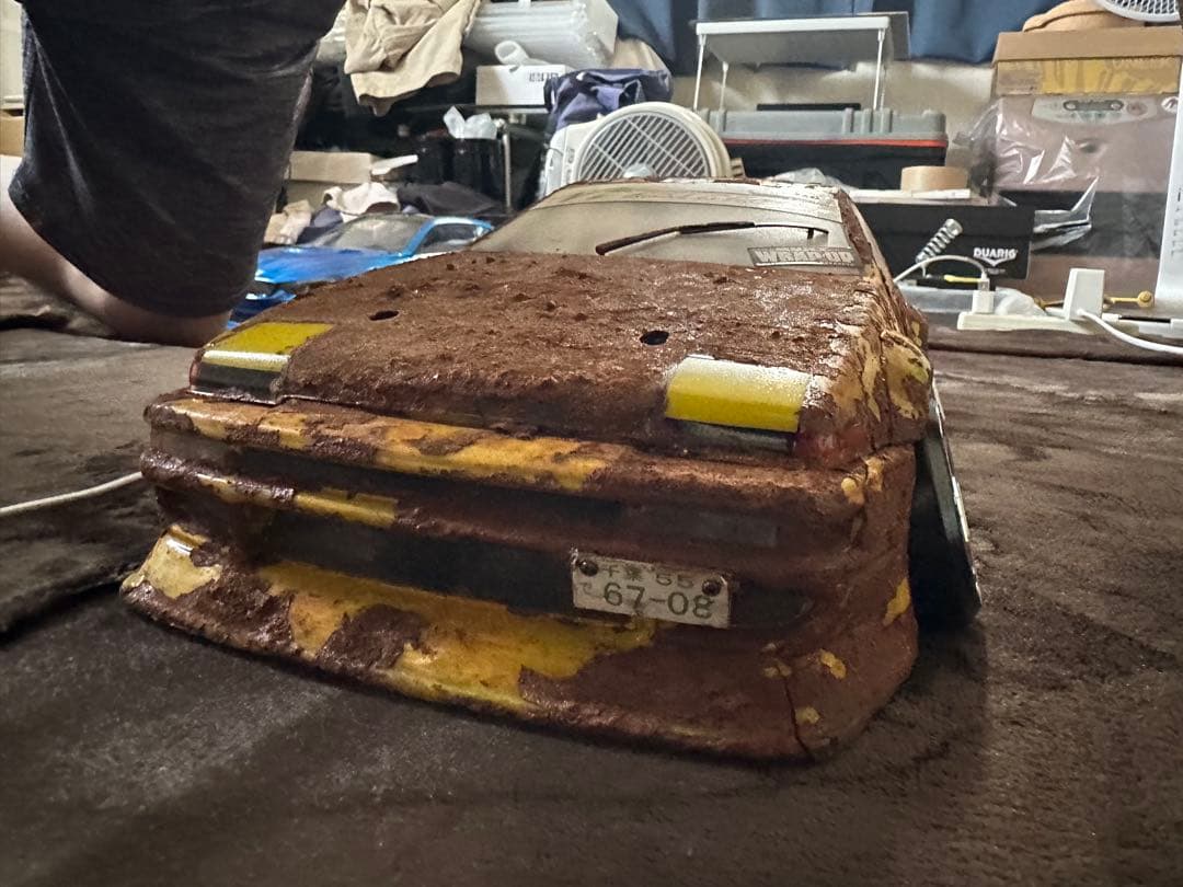 錆ボディ トヨタ トレノ＆ 林レビン ボロ車風ボディ