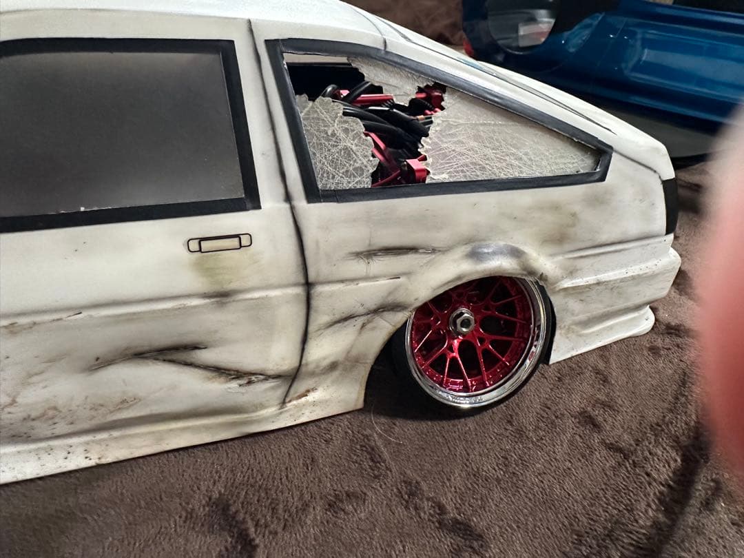 錆ボディ トヨタ トレノ＆ 林レビン ボロ車風ボディ