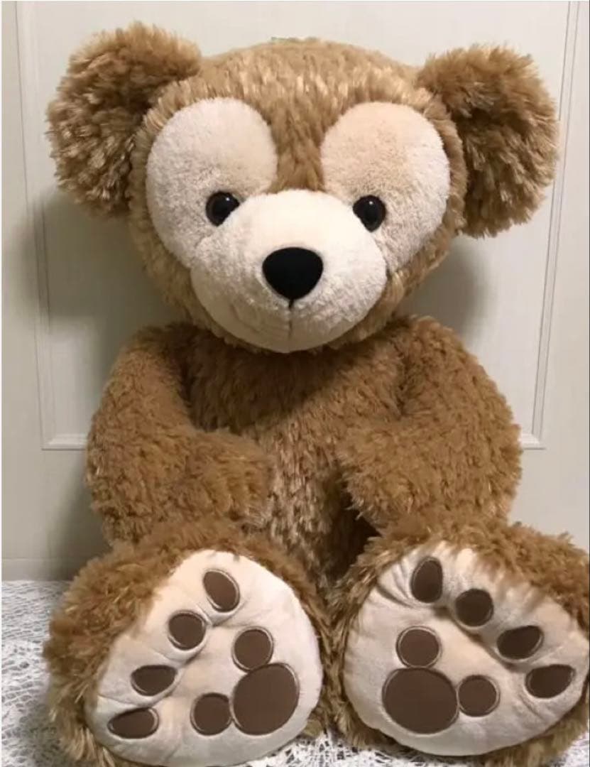 最終値下美品TDSお顔厳選ダッフィーシェリーメイLサイズ100センチぬいぐるみ