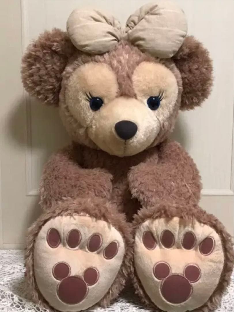 最終値下美品TDSお顔厳選ダッフィーシェリーメイLサイズ100センチぬいぐるみ