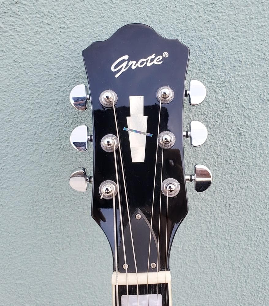 C145　Grote　レスポールタイプ　エレキギター　ブルー系　音出しOK