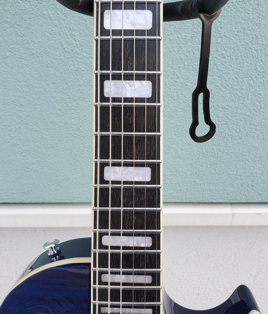 C145　Grote　レスポールタイプ　エレキギター　ブルー系　音出しOK