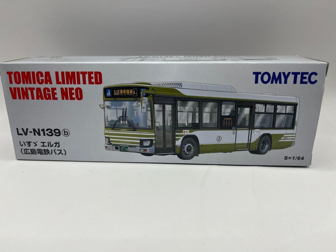 LV-N139b いすゞエルガ　広島電鉄バス　広電バス 　トミカリミテッド