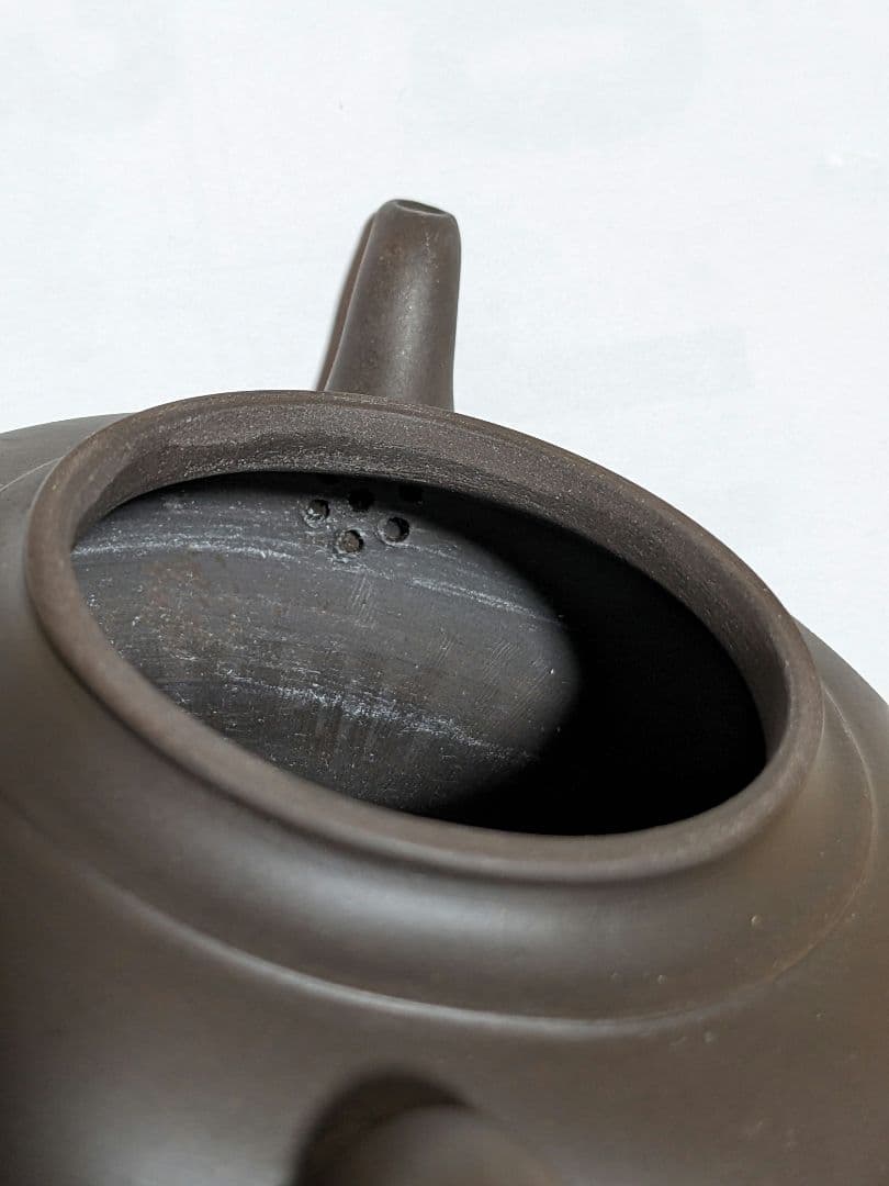 ♦中国 宜興窯 紫泥茶壺 茶器 茶道具 美術品 工芸品 コレクション 骨董品