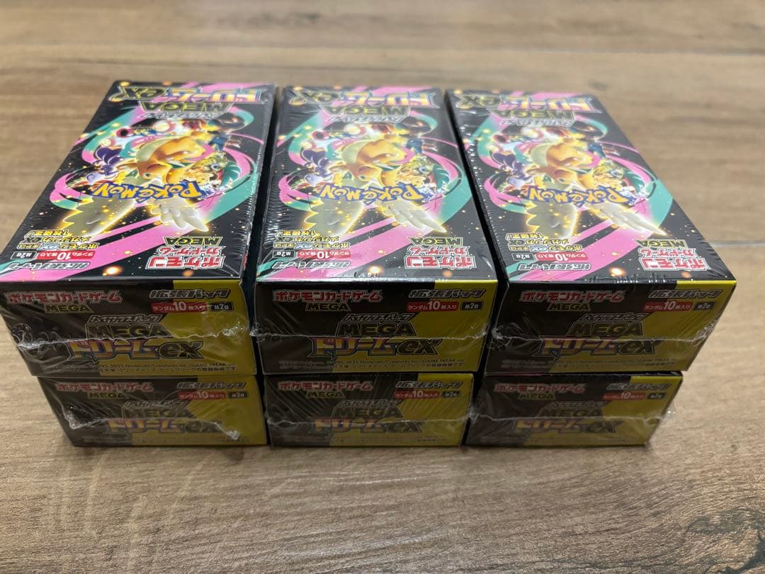【シュリンク付き】ポケモンカード ハイクラスパックMEGAドリームex 6BOX