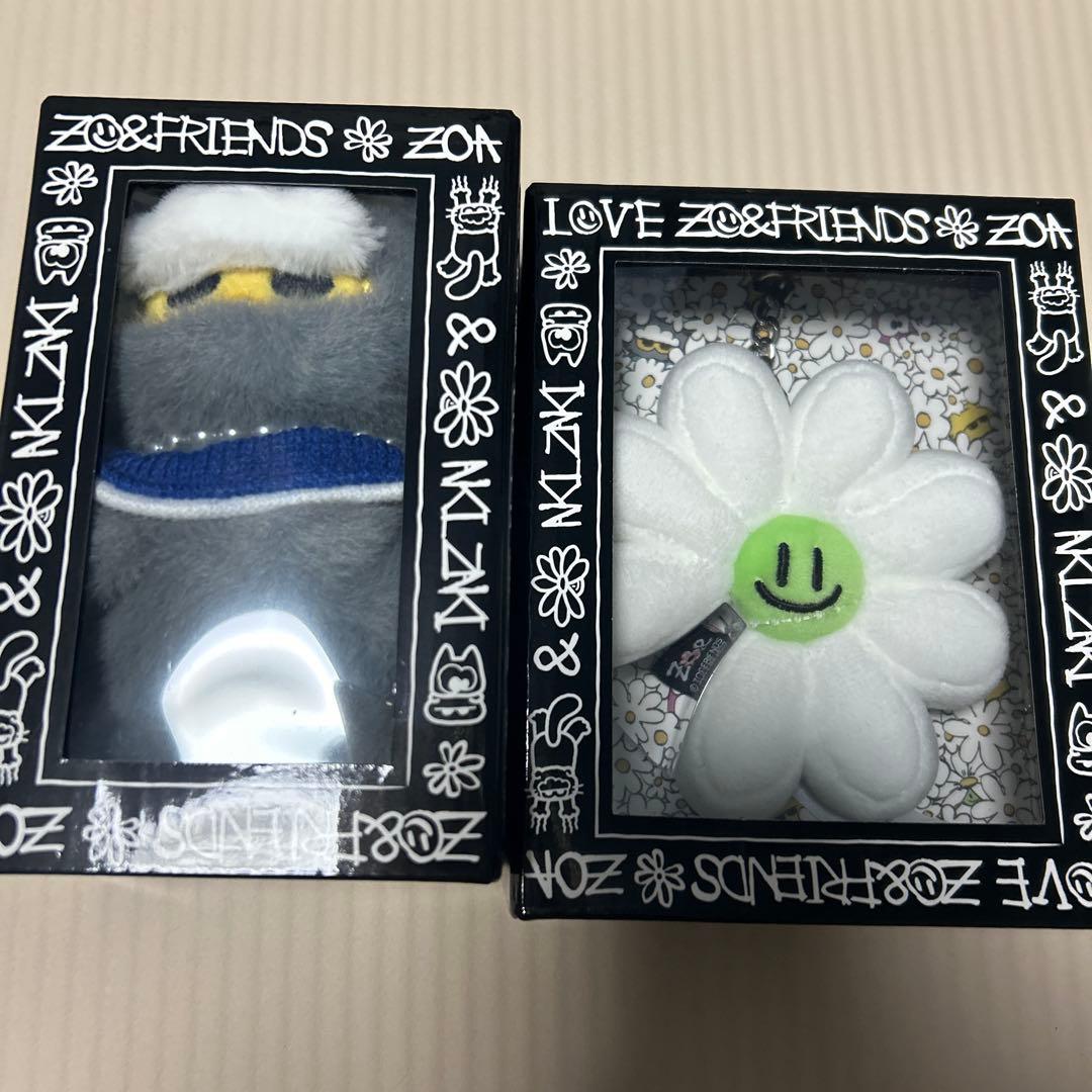ZO&FRIENDS ZOAぬいぐるみ　キーリング セット