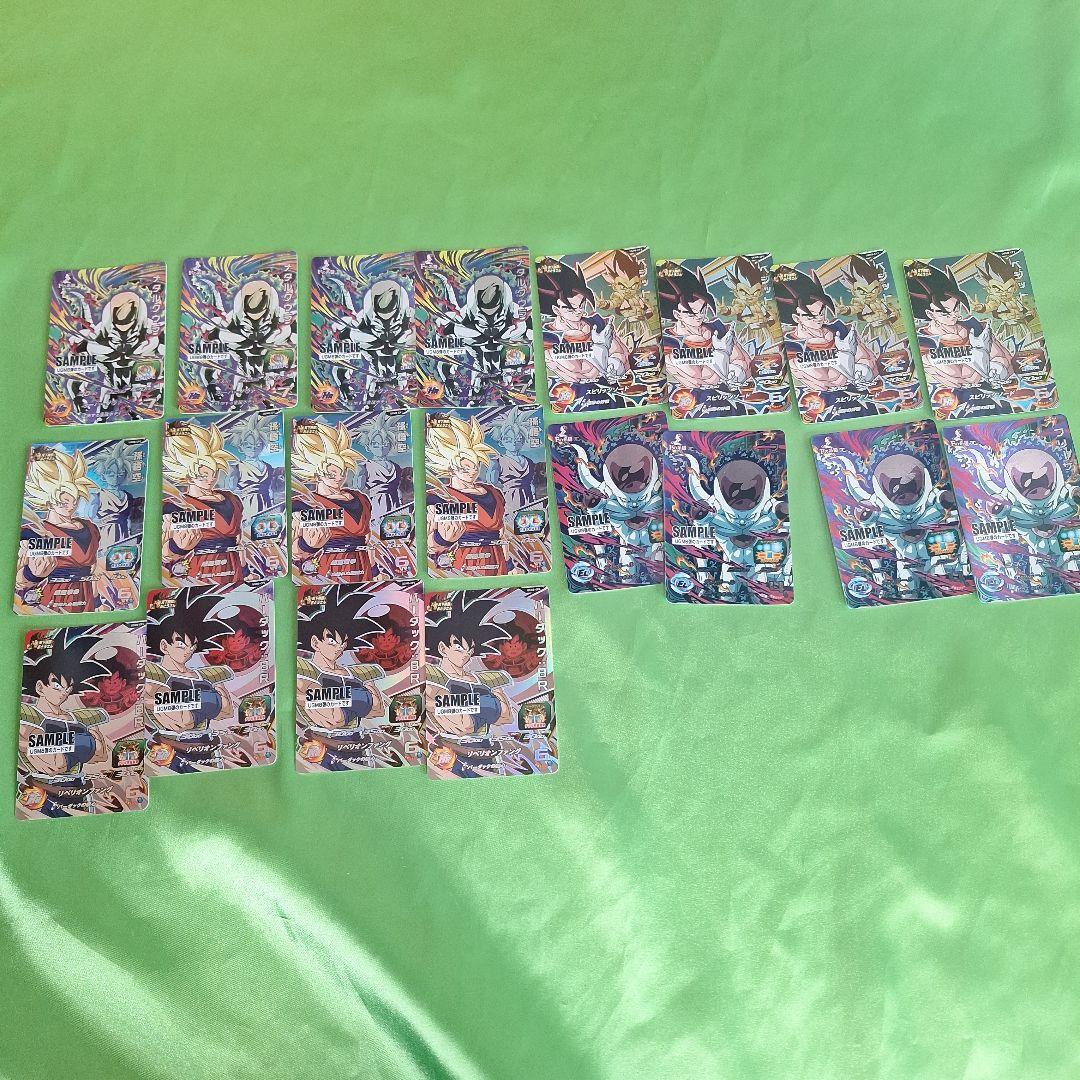 ドラゴンボールスーパーダイバーズ　ヒーローズ　サンプルカードセット 当たりカード