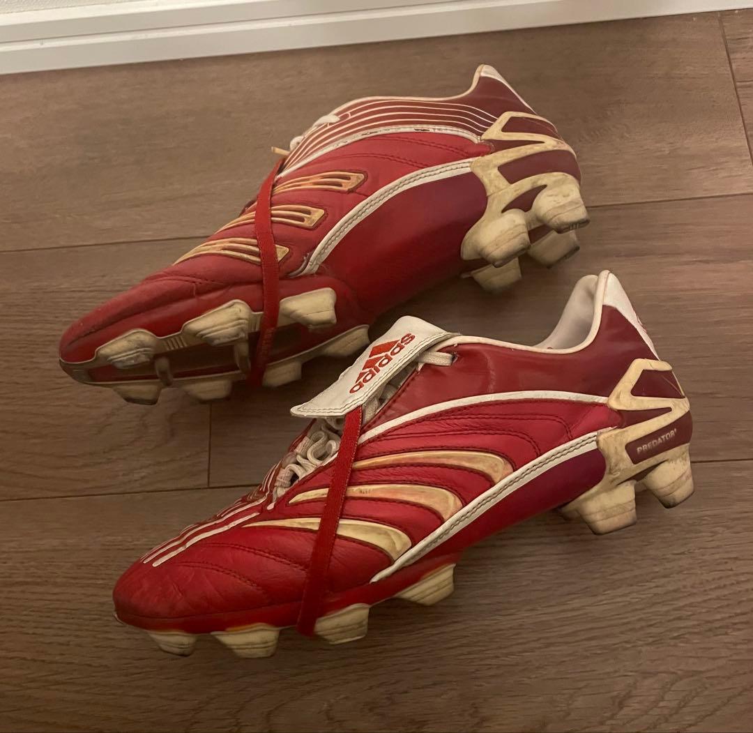 アディダス サッカースパイク プレデターアブソリュート 赤 26.0cm レア