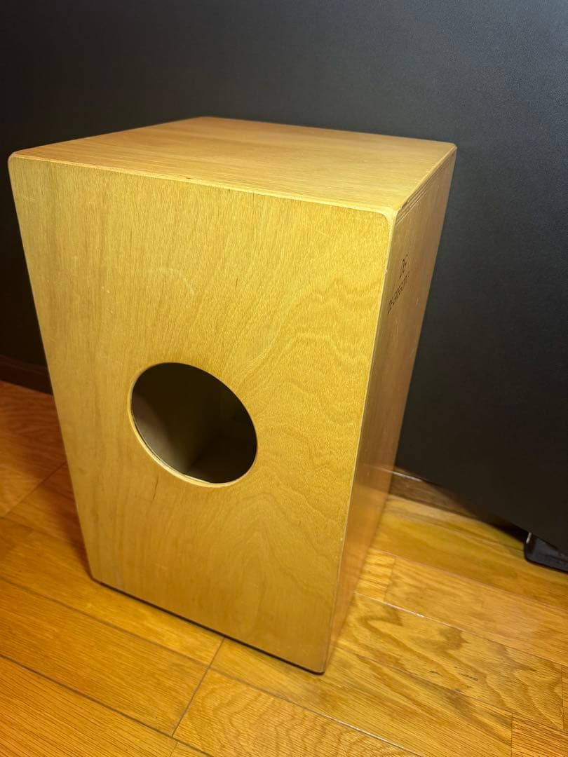 DE GREGORIO 木製カホン グリーン/ナチュラル