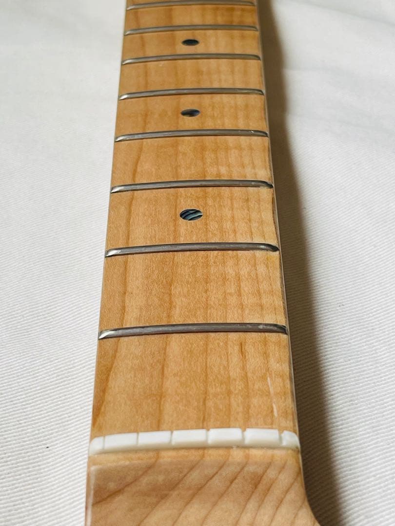 【ネックのみ】ストラトタイプ メイプル\"トラ杢\"