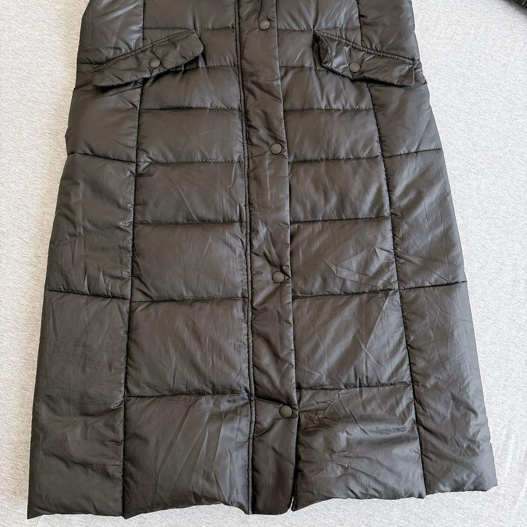 adidas アディダス　ベンチコート ロング　ダウン ブラック　Sサイズ