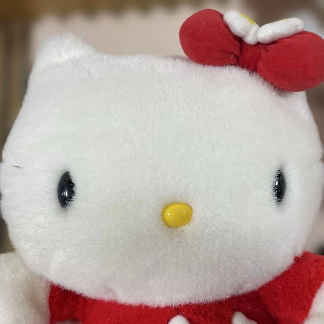 【レア・タグ付き】2000年頃購入 キティちゃん ぬいぐるみ　平成　レトロ