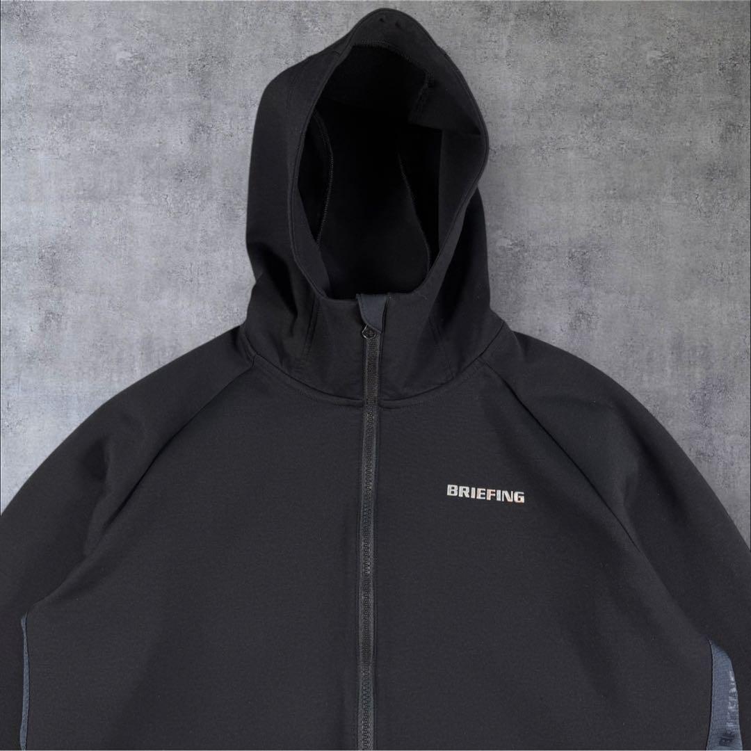 美品 BRIEFING ブリーフィング WARM LOGO LINE PARKA