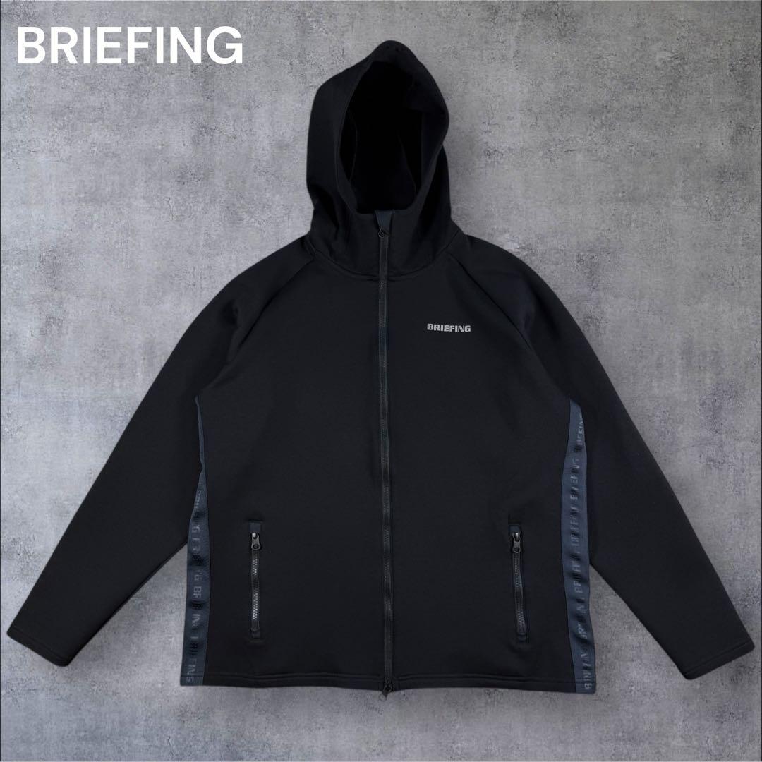 美品 BRIEFING ブリーフィング WARM LOGO LINE PARKA