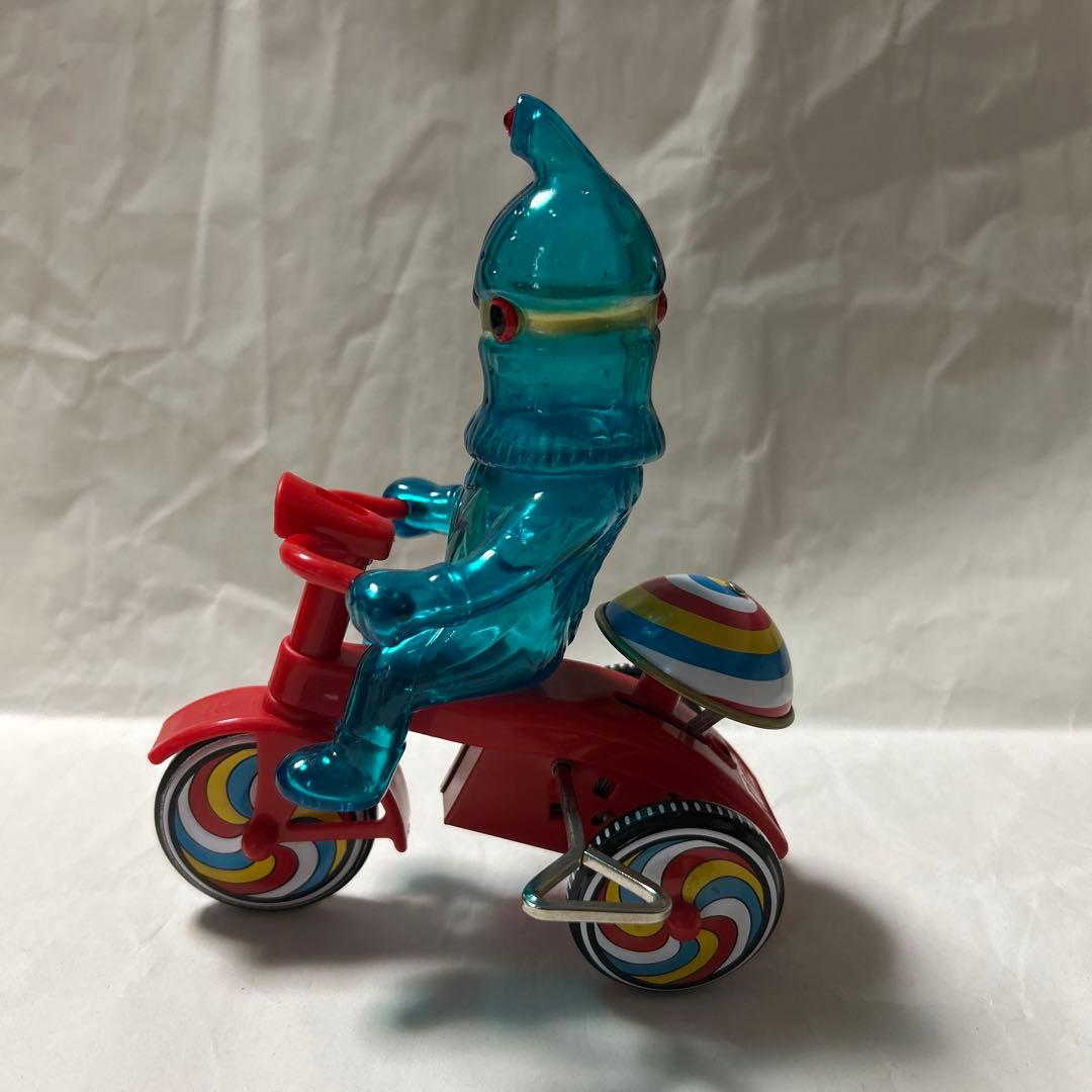 ブルマァク　M1号 ケムール人 青　ウルトラQ ウルトラマン ソフビ　ゼンマイ