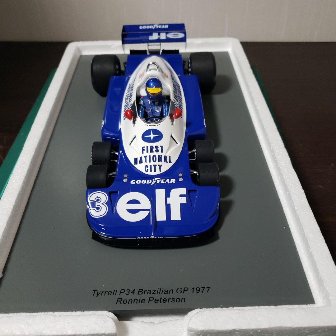 スパーク１/18TyrrellP34　Brazilian　GP1977