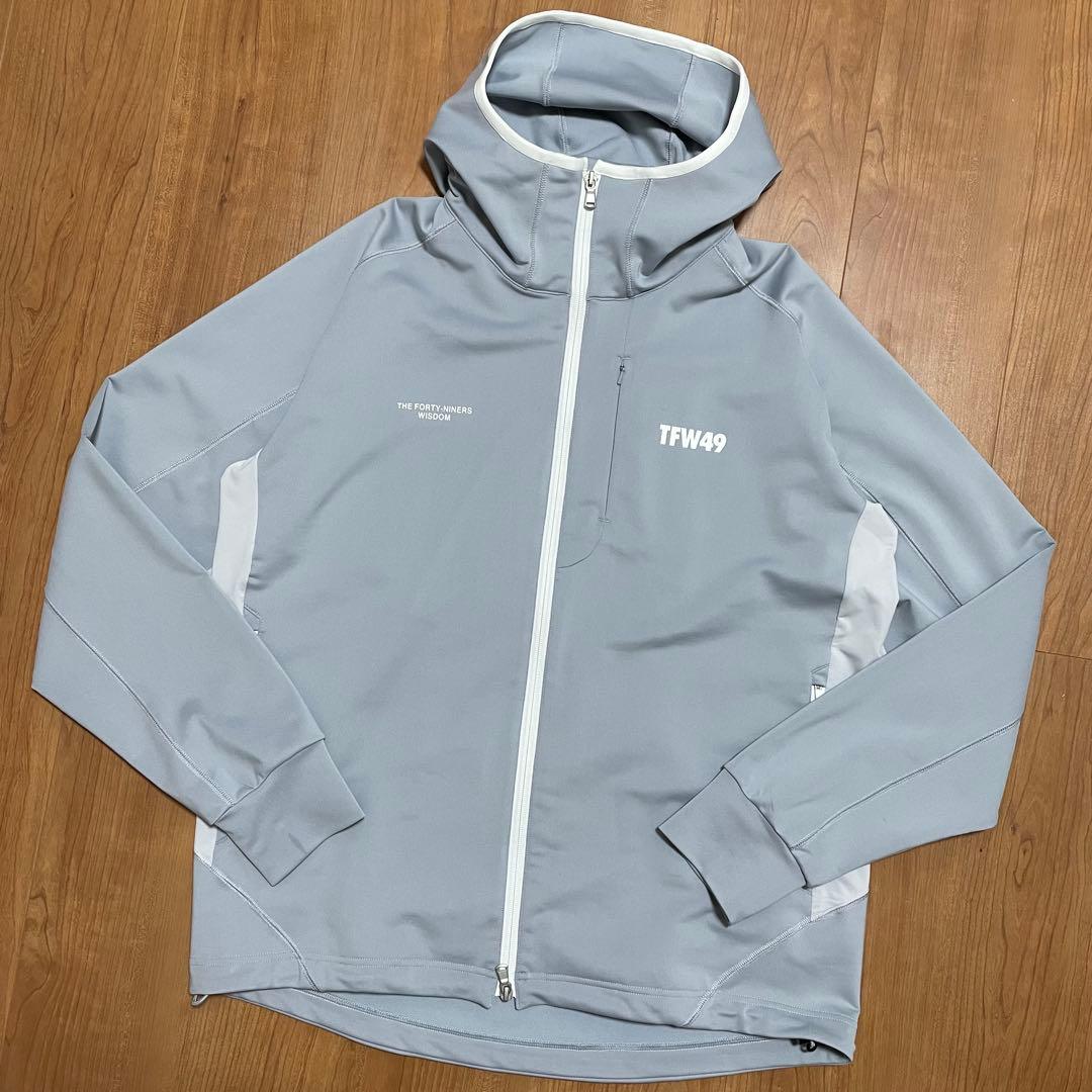 TFW49 フルジップ　パーカー　ライトグレー　XL ジャージ　ゴルフ