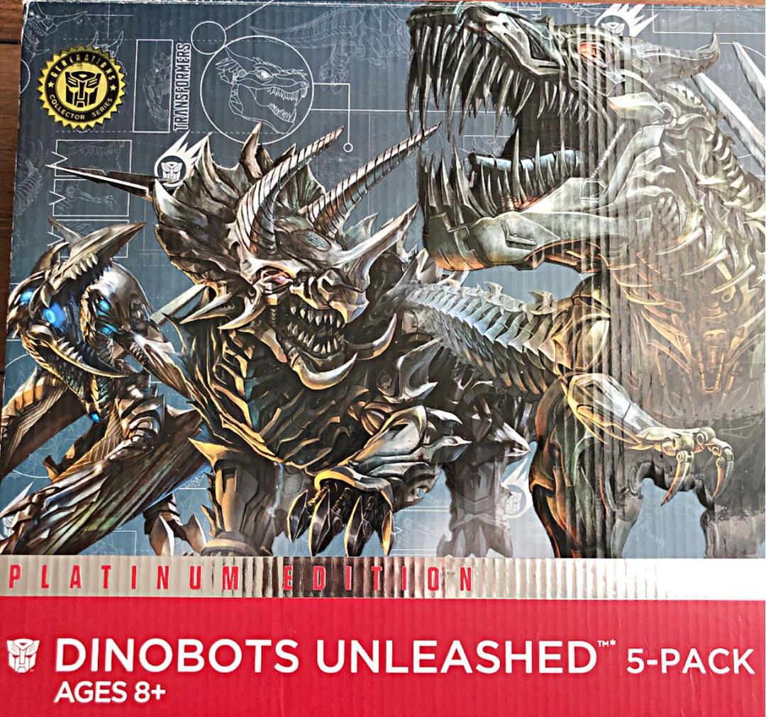 【匿名配送】トランスフォーマー　ダイノボット5パック