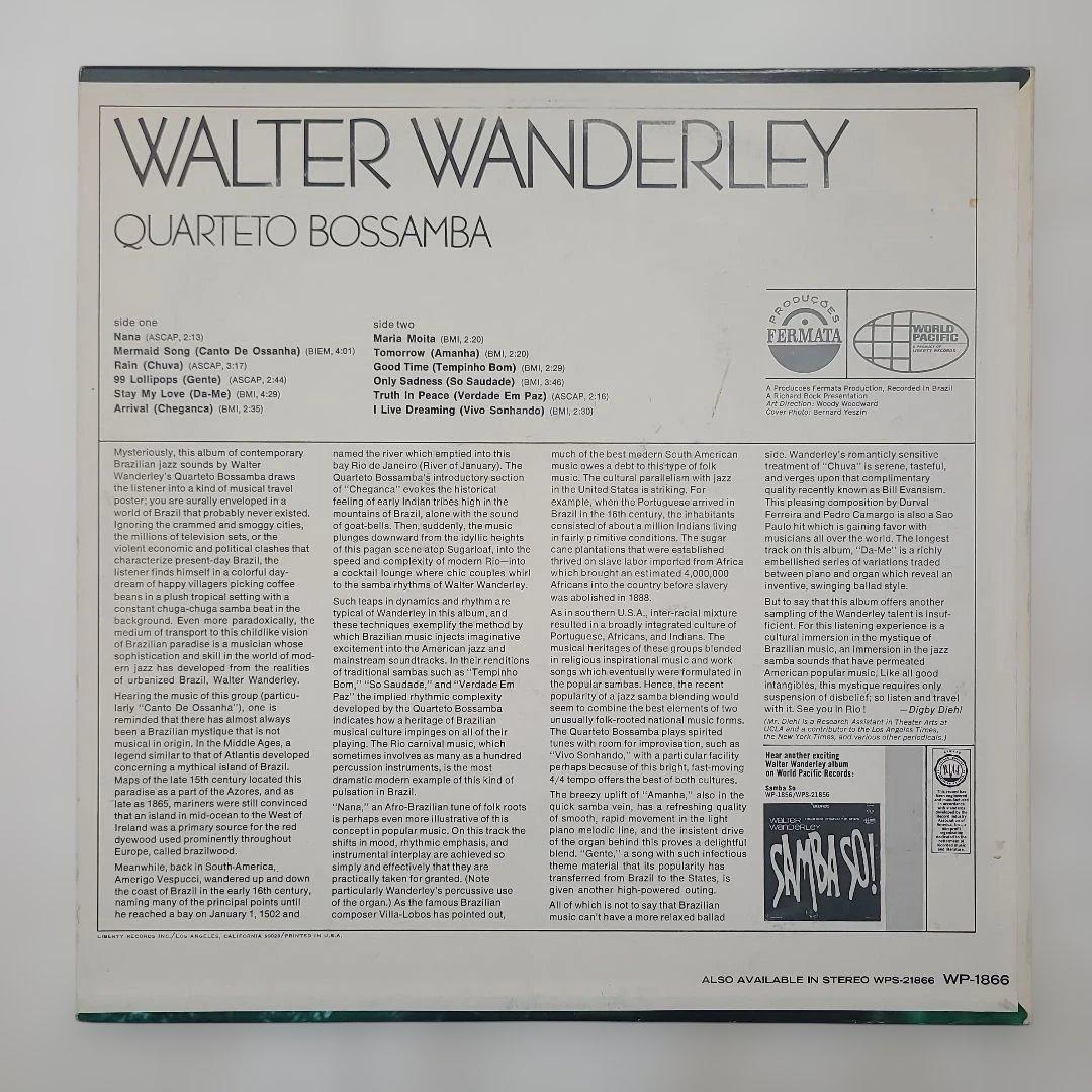 ★全てＵＳオリジナル盤★ワルター・ワンダレイ名盤４枚セット