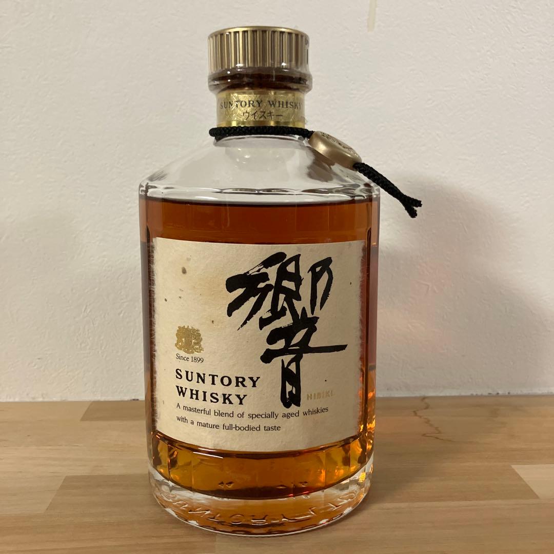 【希少】古酒/未開栓　サントリーウイスキー響　ノンエイジ　金キャップ　裏金ラベル