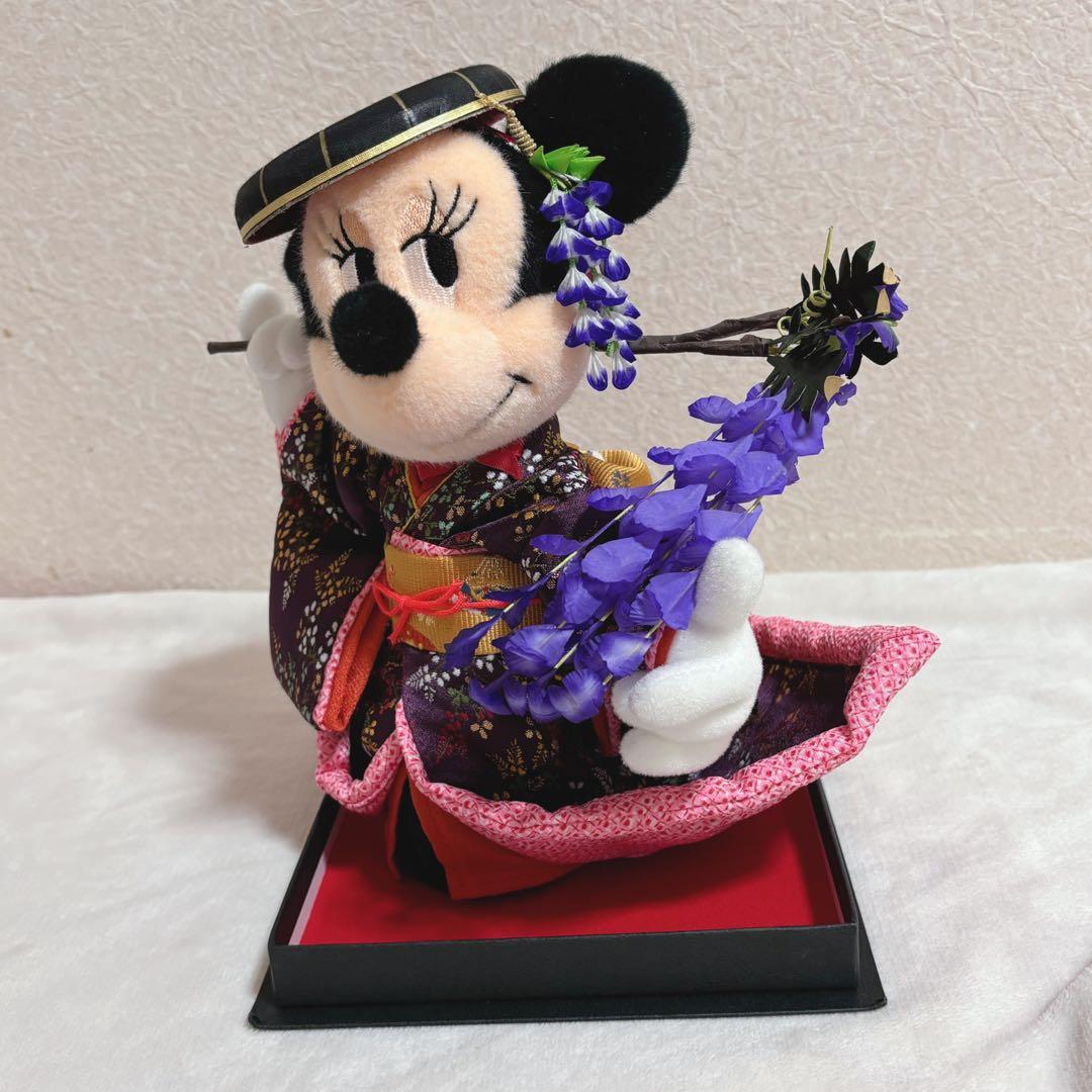 【激レア！入手困難品】ミニーマウス 藤娘　ぬいぐるみ