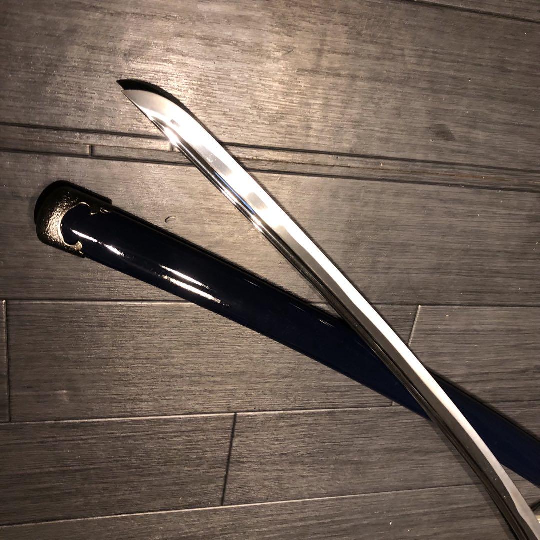 最高級模造刀　関の刀匠作　名刀　高級居合刀　樋入刀身　長谷部　織田信長拵え　岐阜