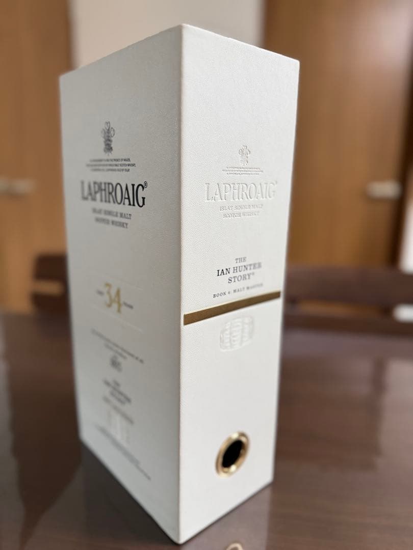 Laphroaigラフロイグ34年 ウイスキー 化粧箱付き⭐︎空瓶