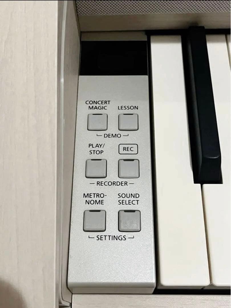 KAWAI　カワイ　電子ピアノ　CA48A 18年製　ホワイト　メトロノーム