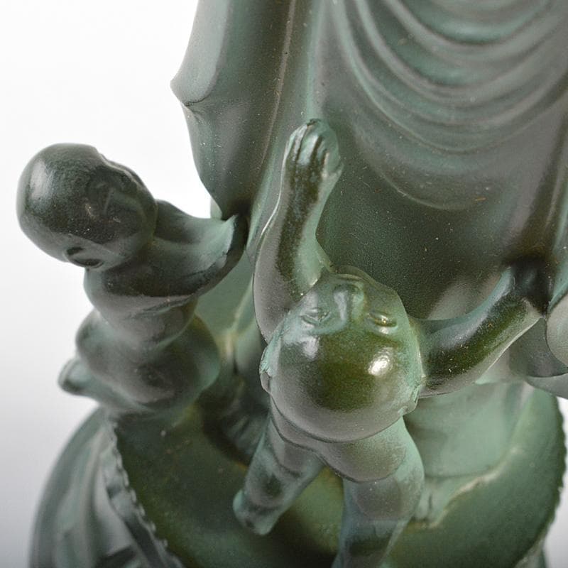 仏教美術　古銅青銅　水子地蔵尊　仏像　箱付　C　6038