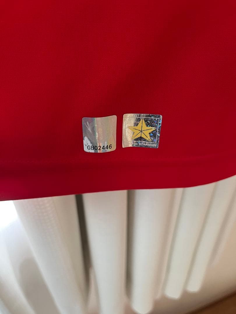 ジェラード　サイン入りユニフォーム　リバプール