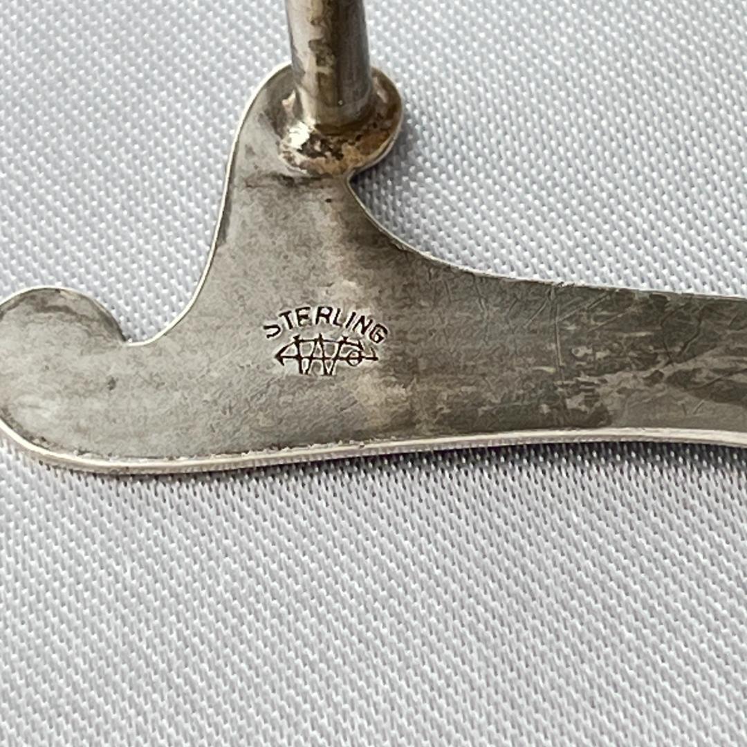 【Webster】【純銀 / ガラス】 透かしのコースター 6枚 スターリング