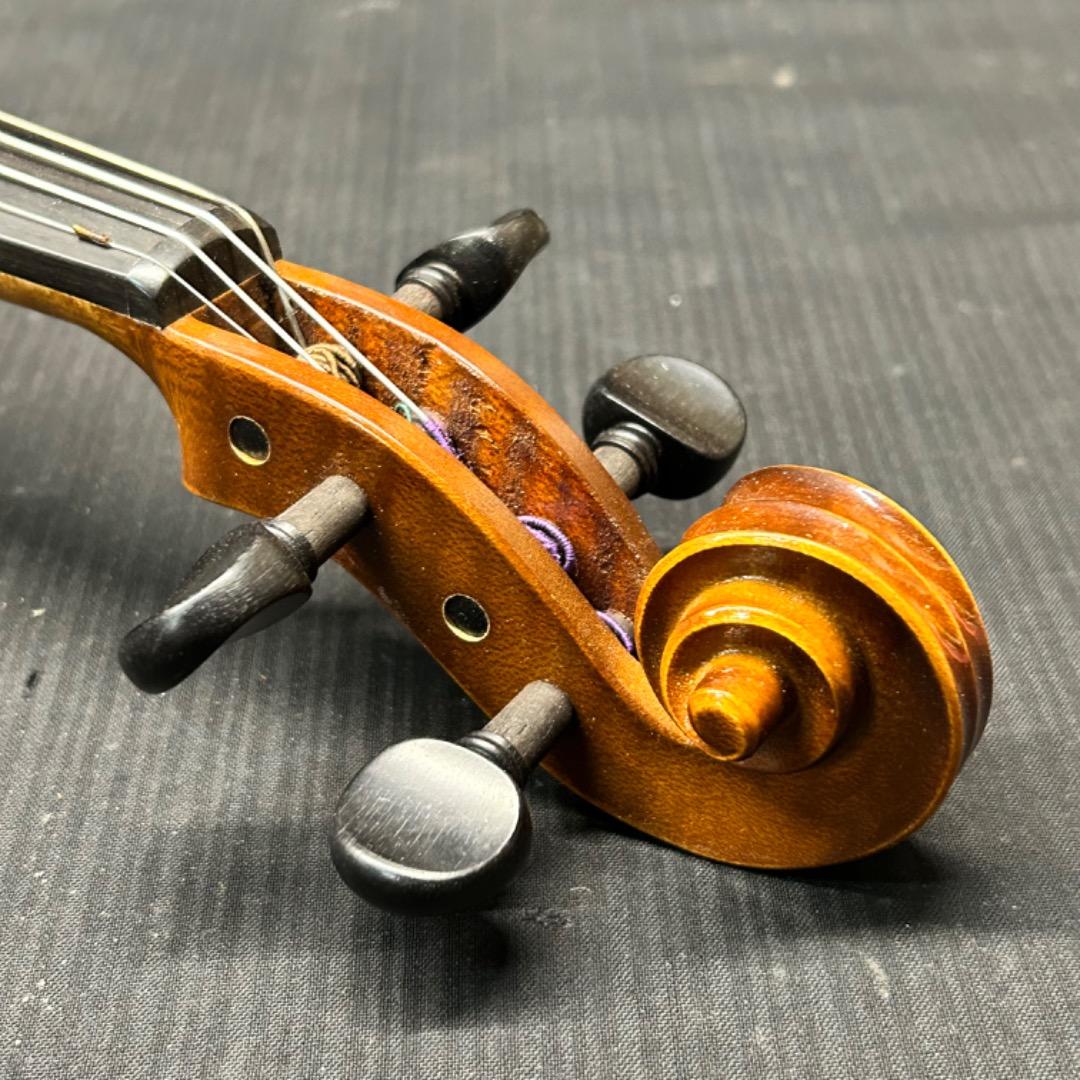 ▽Ed左横1029 カール・ヘフナー バイオリン ケース 弓 肩当 松脂 まとめ