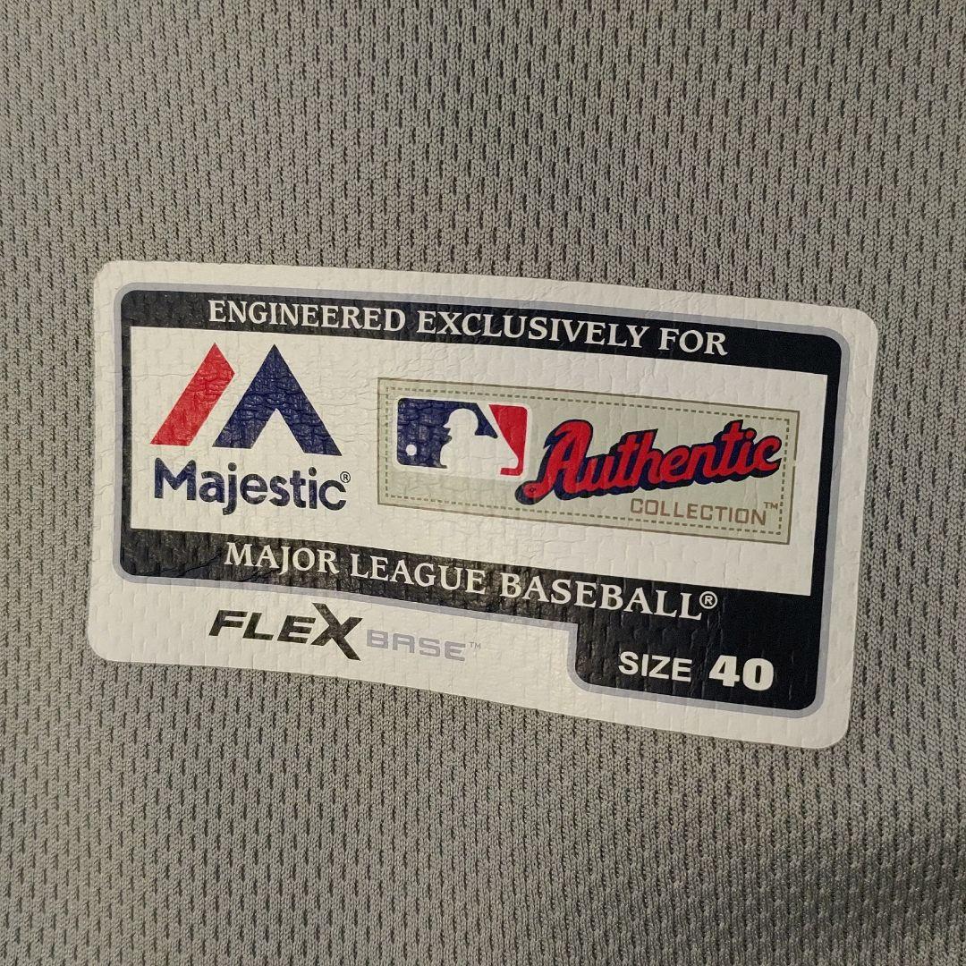 Majestic ワシントン ナショナルズ オーセンティック ベースボールシャツ