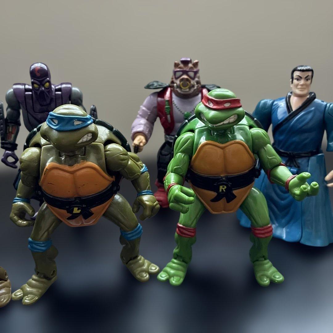 ミュータントタートルズ アクションフィギュア 8体セット