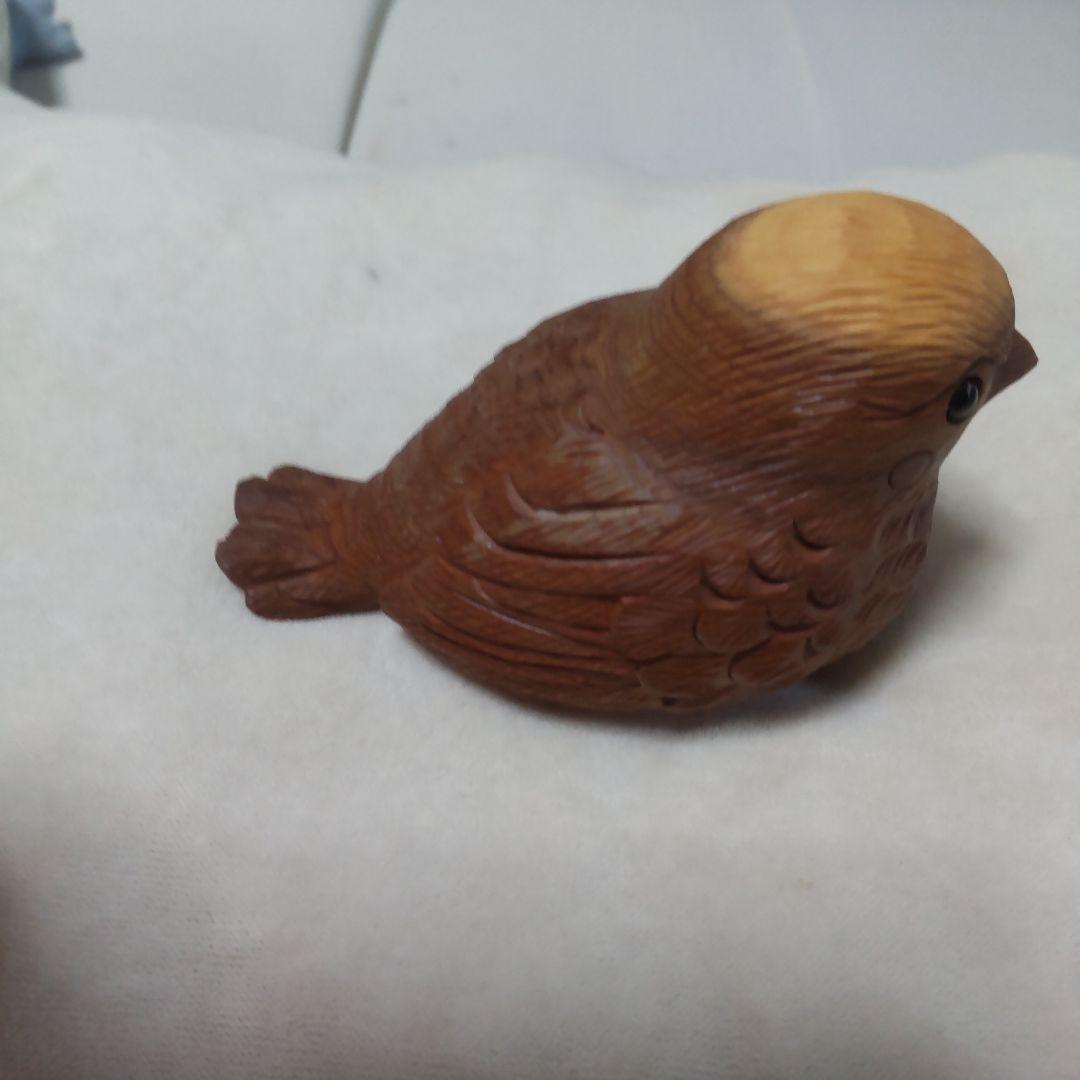 木彫り 谷口彫刻 雀