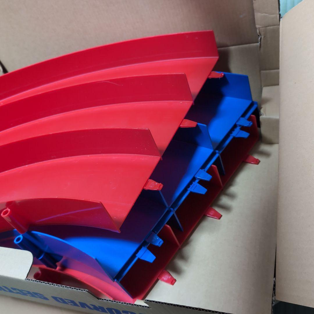 ２個セット　ミニ四駆 ジャパンカップ コース サーキット カーブ　赤青