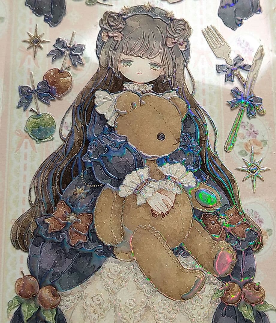 のこり１✩再販✩J192＃洋服千金(虹光)Shine切り売り海外人物マステ女の子