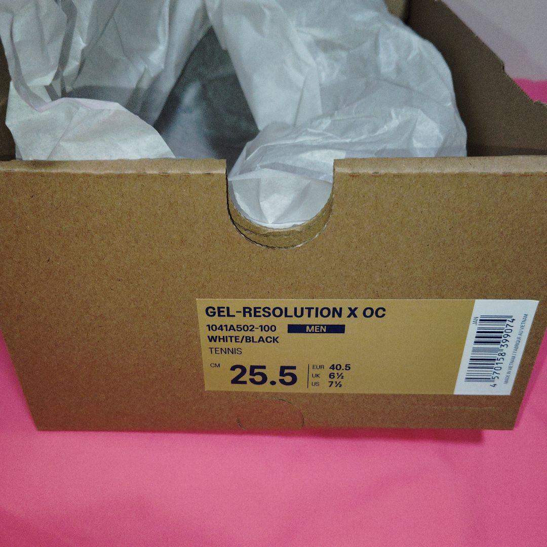 着用2回asics GEL-RESOLUTION X OC2E 25.5