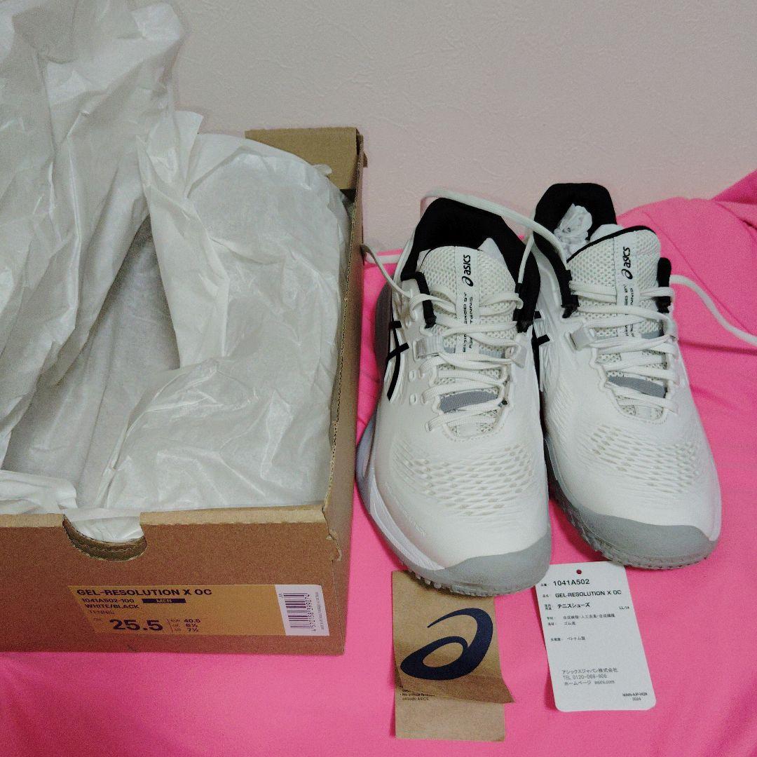 着用2回asics GEL-RESOLUTION X OC2E 25.5
