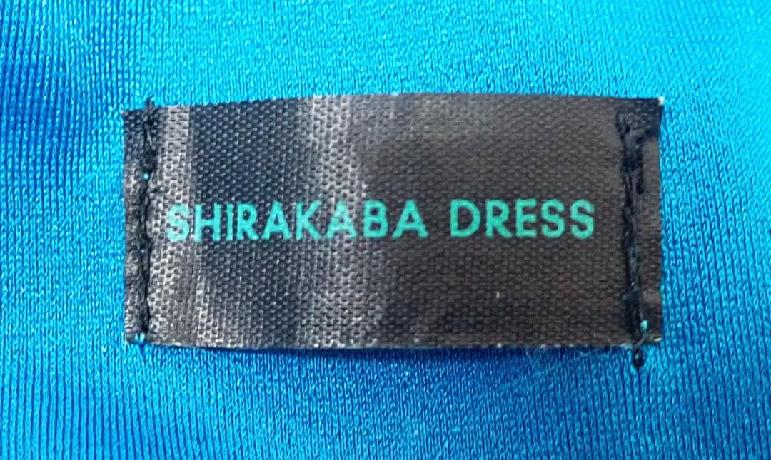 Y5434【白樺ドレス】M★水色/スワロフスキー/スタンダード☆社交ダンス