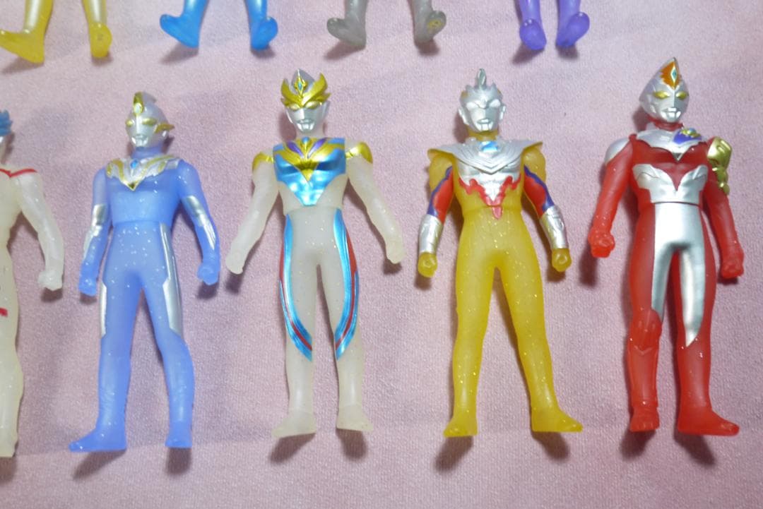 ウルトラヒーローシリーズ500　限定ソフビ　クリアソフビ　31体